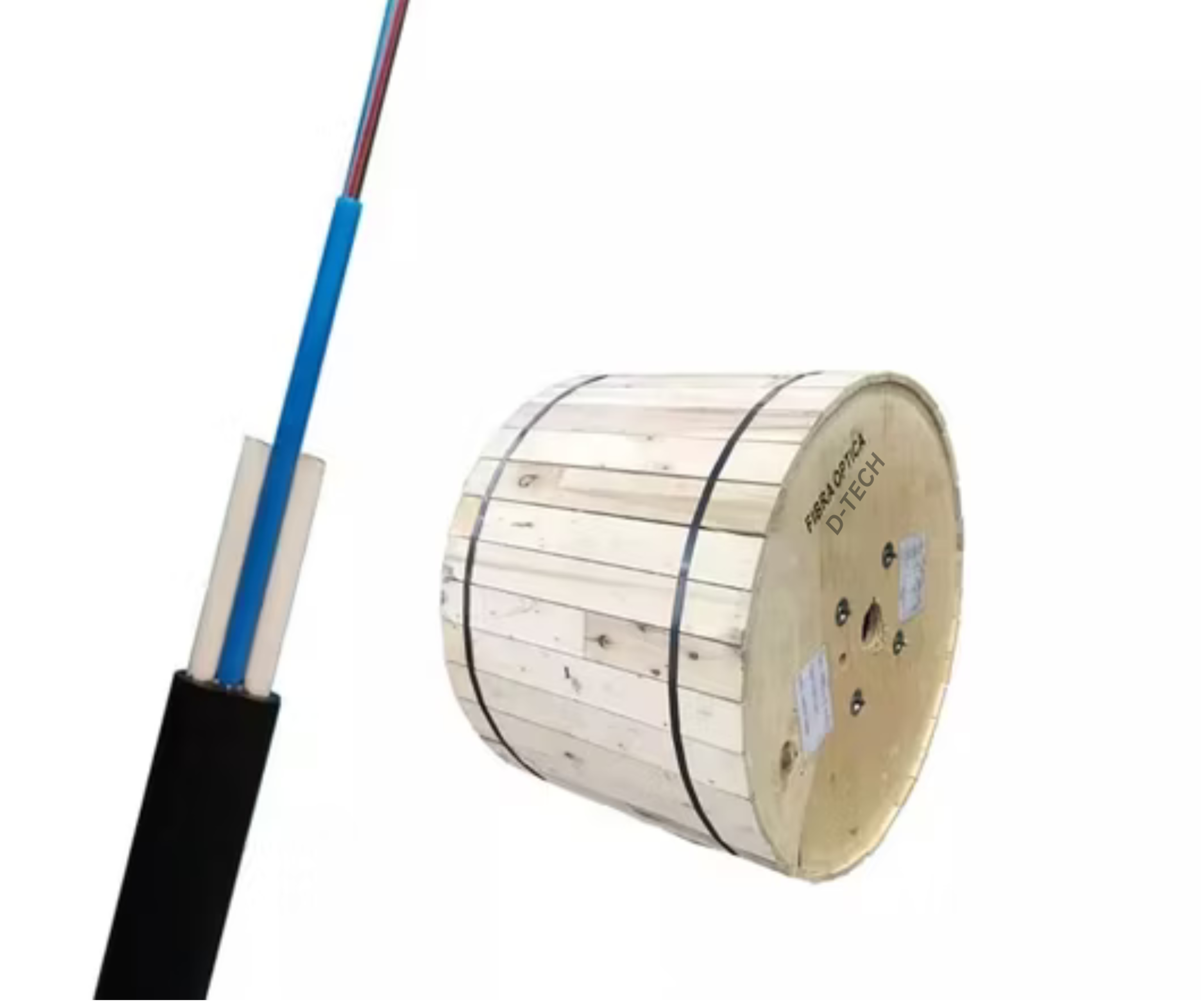 Optical Fiber Cable 12 core Steel 6MM( Drum) 124